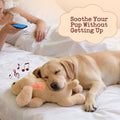 Fuzzwoof Remote Controlled Heartbeat Dog Toy, 8-Sounds & Heartbeat Simulation Plush Toy for Puppy Sleep Aid & Anxiety Relief, Crate Training, Rechargeable Calming Companion
