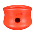 WEST PAW Zogoflex Toppl Interactive Treat Dispensing Puzzle Dog Toy for Mental Stimulation & Enrichment-Holds Kibble & Treats-Lickable, Freezable & Dishwasher Safe-Made in USA-Large-Cardinal Red