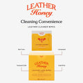 Leather Honey Combo Wipes with Conditioner and Cleaner Wipes