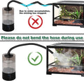4L Reptile Humidifier Fogger with Extended Hose - Adjustable & Quiet Fogger