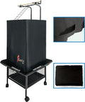 Easily Bird Cage Cover for Large Bird Cage with Play Top, Good Night Birdcage Covers, Black, 61"