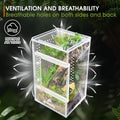MYGIIKAKA Jumping Spider Enclosure Accessories, Tarantula Spider Box, Bug Cage, Praying Mantis Habitat Enclosure, Snail 