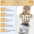 Flea and Tick Prevention for Cats, Cats Fleas Treatment 200 Soft Chews