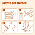 Amazon Basics Topical Flea Treatment for Medium Cats (5-9 Pounds), 4 Count, Packaging May Vary