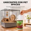 Small Animal Cage Cleaning Wipes, Unscented, 2 Pack 120 Wipes