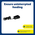 PetSafe Simply Feed Power Adapter for Automatic Dog and Cat Feeder, Black