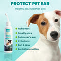 MEDUWEDU Dog Ear Cleaner, Dog Ear Care Liquid, Dog and Cat Ear Cleaner to Eliminates Ear Odour, Dirt and Debris Pet Ear 