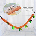 Hamiledyi 5PCS Hamster Hammock Sugar Glider Hammock Set Sugar Glider Cage Accessories Toys Small Animals Hanging Bed Hid