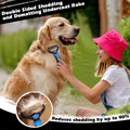 Professional 3PCS Self Cleaning Slicker Brush & Pet Grooming Rake & Flea Comb for Dogs,Cats and Horses | Double-Sided De