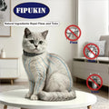Fipukin Natural Ingredients Flea Repellent Collar for Cats, Safe and Effective Flea and Tick Repellent, Waterproof, 8 Months Protection per Collar, Free Comb, One Size Fits All, 13.8 Inches, 2-Pack