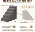 Pet Stairs for High Beds, 28.2" H 5-Step Dog Steps for Small & Medium Dogs