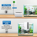 Aquarium Air Pump Rechargeable Aerator for Bait Bucket, Portable Battery Powered Air Pump for Aquarium, Fish Tank Air Pu