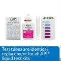 API Replacement Plastic Test Tubes with CAPS for Any Aquarium Test Kit Including API Freshwater Master Test Kit 24-Count