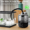 3L Reptile Fogger, Humidity Sensor, Timing System, 3 Mist Levels