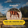 Majesty's Flex XT Wafers - Superior Horse / Equine Joint Support With Increased Supplement Levels - Glucosamine, MSM, Yu