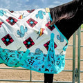 Jeffers 1200D Standard Neck Horse Turnout Blanket, 240G, 75" - The Avarie