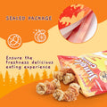 Jungle Calling Long Lasting Dog Chews for Medium Large Dogs, Chicken Wrapped Beef Tendon Braid Bones - Rawhide-Free Hip and Joint Support Treats with Glucosamine