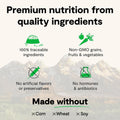 Open Farm, RawMix Dry Dog Food with Ancient Grains, Protein-Packed Kibble Coated in Bone Broth with Freeze Dried Raw Chunks, Salmon Whitefish & Rockfish, Wild Ocean Recipe, 20lb Bag