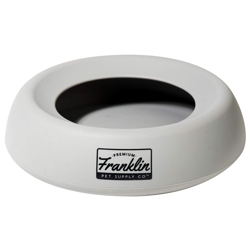 Franklin Pet Supply Co. Spill Proof Pet Bowl - No Splash Travel Water + Food Dish for Dogs + Cats - Portable - 16 oz. - BPA Free