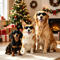 Dog Sunglasses UV Wind Dust Protection Pet Glasses with Adjustable Strap Party Cosplay Costume Photo Props for Small Dog