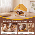 Guinea Pig Hammock with Stand,Hamster Hideout House