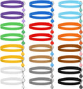 24Pcs Newborn Kitten Collars Tiny Kitten Collar with Bells Baby Puppy Whelping Collars for Small Newborn Kittens Puppies