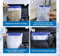 10 Count Large Filter Cartridges Compatible with Whisper Bio Bag Filters