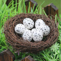 Rattan Bird's Nest Easter 5.9in Garden Yard Home Party Wedding Decor