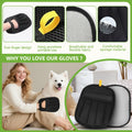 Bumilily Electrostatic Pet Hair Remover Glove – Reusable Lint Roller Alternative for Furniture, Carpet & Clothes – Washable Dog & Cat Hair Brush with Strong Grip – No Sticky Refills Needed(1PCS)