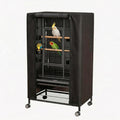 Hoartsardeo Universal Bird Cage Cover,Good Night Bird Cage Cover Good Night Blackout Breathable Cover with Zipper Panel for Parrot Parakeet Cockatiel Cages, Washable & Durable (33L x 23Wx 41H Inches)