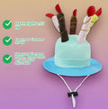 Cute Pet Party Hat for Dogs&Cats - Soft Fluffy Birthday Cap with 5 Color Candles (Blue), Adjustable Strap for Halloween,Costume&Photo Shoots,Fits Small to Large Pets,Washable&Comfortable (Blue)