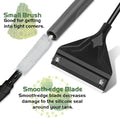24.5’’ Professional Algae Scraper, Aquarium Blade Cleaner with 10 Pcs Replaceable Blades Stubborn Algae, Suitable for Wa