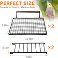 BNOSDM Stainless Steel Bird Cage Platform Climbing Ladder Parrot Perches