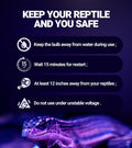REPTI ZOO 2Pack Reptile Heat Lamp 100W Reptile Night Heat Bulb Night Heat Lamp Without UVA for Turtle Bearded Dragon Gec