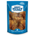 Best Bully Sticks Pig Ears for Dogs - 12 Count (Pack of 1) - All-Natural, USA Baked and Packed, Single Ingredient, 100% Pork, Easily Digestible - Puppies, Small, Medium, Large