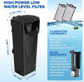 GOZILLA Turtle Tank Filter 74GPH, Low Water Level Turtle Tank 3.5W Fish Tank Aquarium Filters for Small Tanks up to 15 G