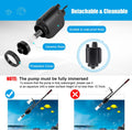 AQQA Aquarium Gravel Cleaner, 6-in-1 Fish Tanks Gravel Vacuum Cleaner Set