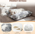 16.5 X 18in Washable Soft Rabbit Bed, Thickened and Softer Bunny Bed, Double-Sided Plush Rabbit Beds,Bed for Bunny,Bunny
