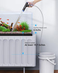 SEAOURA Gravel Vacuum for Aquarium Siphon, Fish Tank Vacuum Cleaning Kit