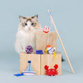 Fringe Studio This Shore is Fun! 6-Piece Plush Cat Toy Set, PetShop Collection (615048)