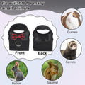 Guinea Pig Harness and Leash，2packs Guinea Pig Clothes Baby Ferret Rats Hamster Soft Mesh Harness Leash for Decoration，H