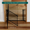 Babelio 26-31 in Baby Gate for Stairs, PressGuard Pet Gate with Wide Door