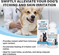 Dog Skin Repair Roll-On Serum – Natural Hot Spot & Red Spot Relief with Coconut Oil – Soothes Itchy, Dry & Irritated Skin, Supports Fur Regrowth – Lick-Safe, No-Rinse Pet Skin Care for Dogs & Cats