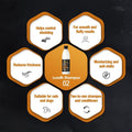 OPAWZ 02 LuxSilk Dog Shampoo, 2- in-1 Dog Shampoo and Conditioner, Reduces Shedding, Dematting, Deshedding, Removes Undercoat, for Long Haired, Silky Coat Dogs and Cats, 16.9 fl.oz/ 500ml