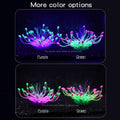 Soft Silicone Glow in the Dark Aquarium Coral Ornament (Purple, Equinox)