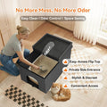 Zerbuger Cat Litter Box Enclosure Furniture for Odor Control,Hidden Cabinet