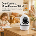 DYPCO Indoor Camera for Home Security, 5G Baby Pet Camera with Phone App, 360° PTZ Indoor Camera for Baby MonitorDog Cam