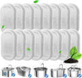 Cat Fountain Filters, 16 Pack Cat Water Fountain Filter for 67oz/2L Cat Water Fountain Stainless Steel, 3.2L/108oz Pet F