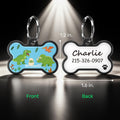 Personalized Dog Collar and Dog Tag Set,Comfortable for Small Medium Dogs