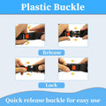 Comfort Dog Collar, Stainless Steel Collar with Quick Release Buckle, Adjustable Comfort Tip with Nylon Cover for Small 